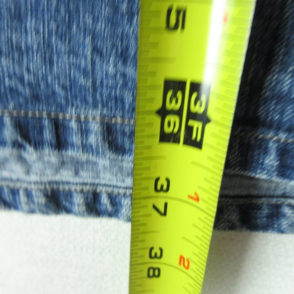 St. John's Bay Long Denim Jean Skirt Size 14 - Picture 9 of 10